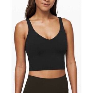 Lululemon Align Nulu Tank Sport Bra Black Size 6